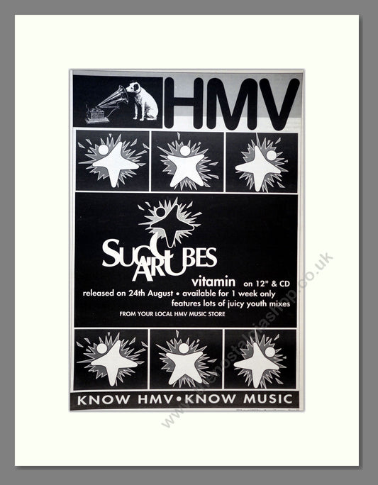 Sugarcubes - Vitamin. Vintage Advert 1992 (ref AD18349)