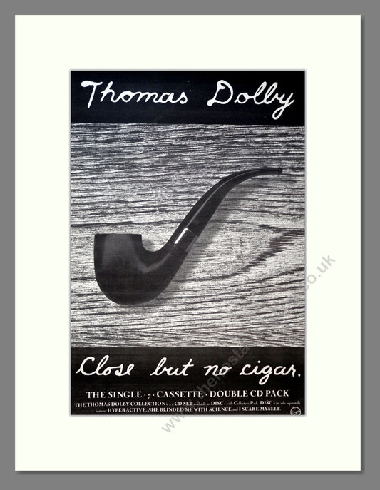 Thomas Dolby - Close But No Cigar. Vintage Advert 1992 (ref AD18350)