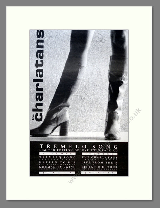Charlatans (The) - Tremelo Song. Vintage Advert 1992 (ref AD18372)