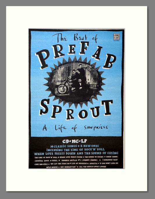Prefab Sprout - A Life Of Surprises (Best Of). Vintage Advert 1992 (ref AD18373)