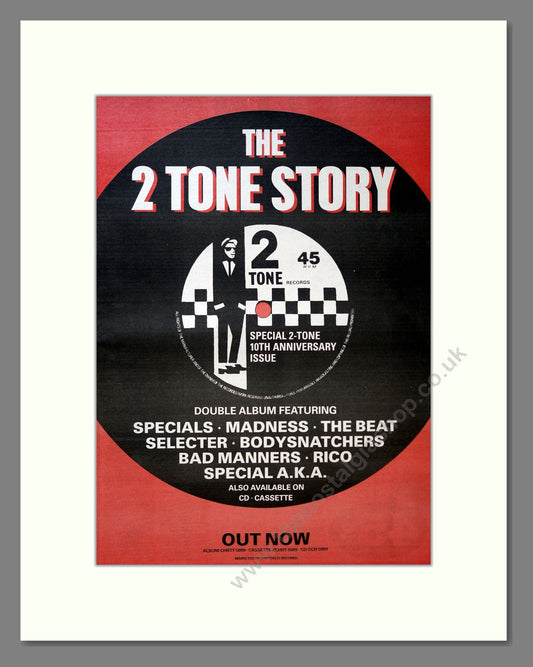Various Artists - 2 Tone Story . Vintage Advert 1989 (ref AD18386)