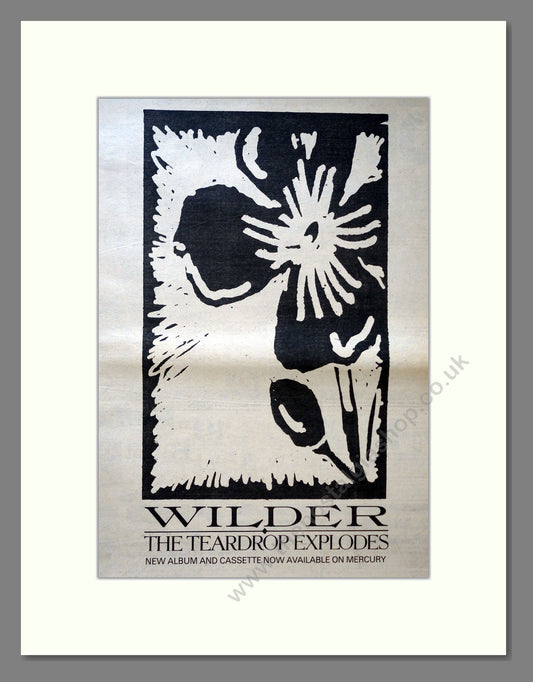 Teardrop Explodes (The) - Wilder. Vintage Advert 1981 (ref AD18388)