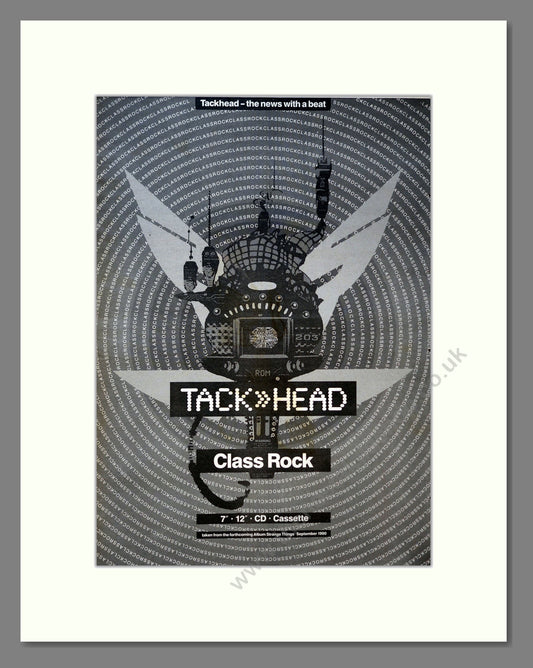 Tackhead - Class Rock. Vintage Advert 1990 (ref AD18420)