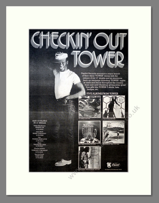 Tower - Various Albums. Vintage Advert 1978 (ref AD18423)