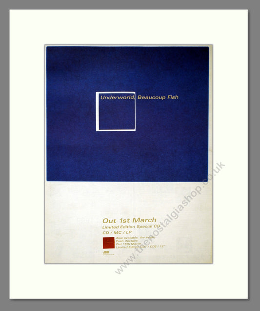 Underworld - Beaucoup Fish. Vintage Advert 1999 (ref AD18454)