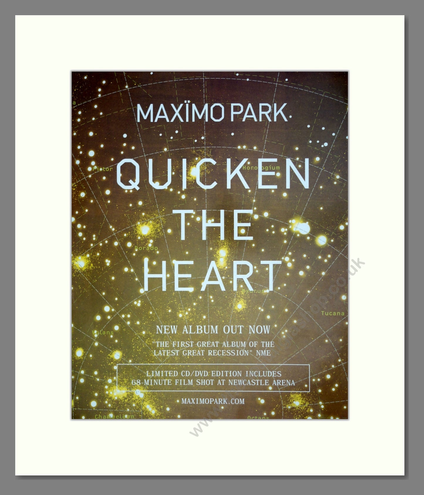 Maximo Park - Quicken The Heart. Vintage Advert 2009 (ref AD301991)
