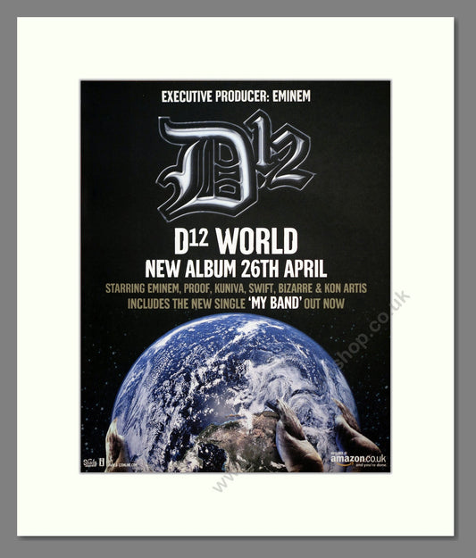 D12 - D12 World. Vintage Advert 2004 (ref AD302039)