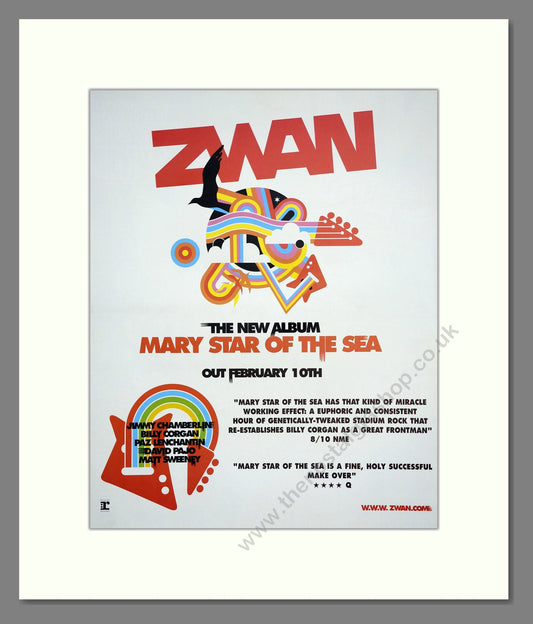 Zwan - Mary Star Of The Sea. Vintage Advert 2003 (ref AD302040)