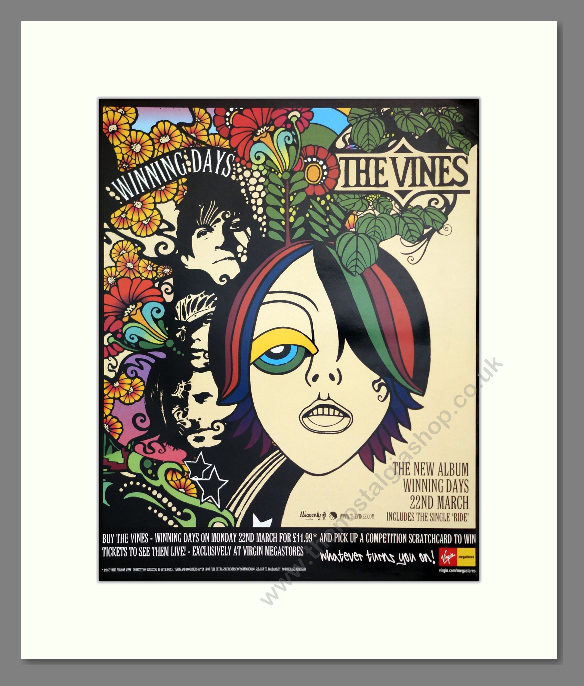 Vines (The) - Winning Days. Vintage Advert 2004 (ref AD302043)