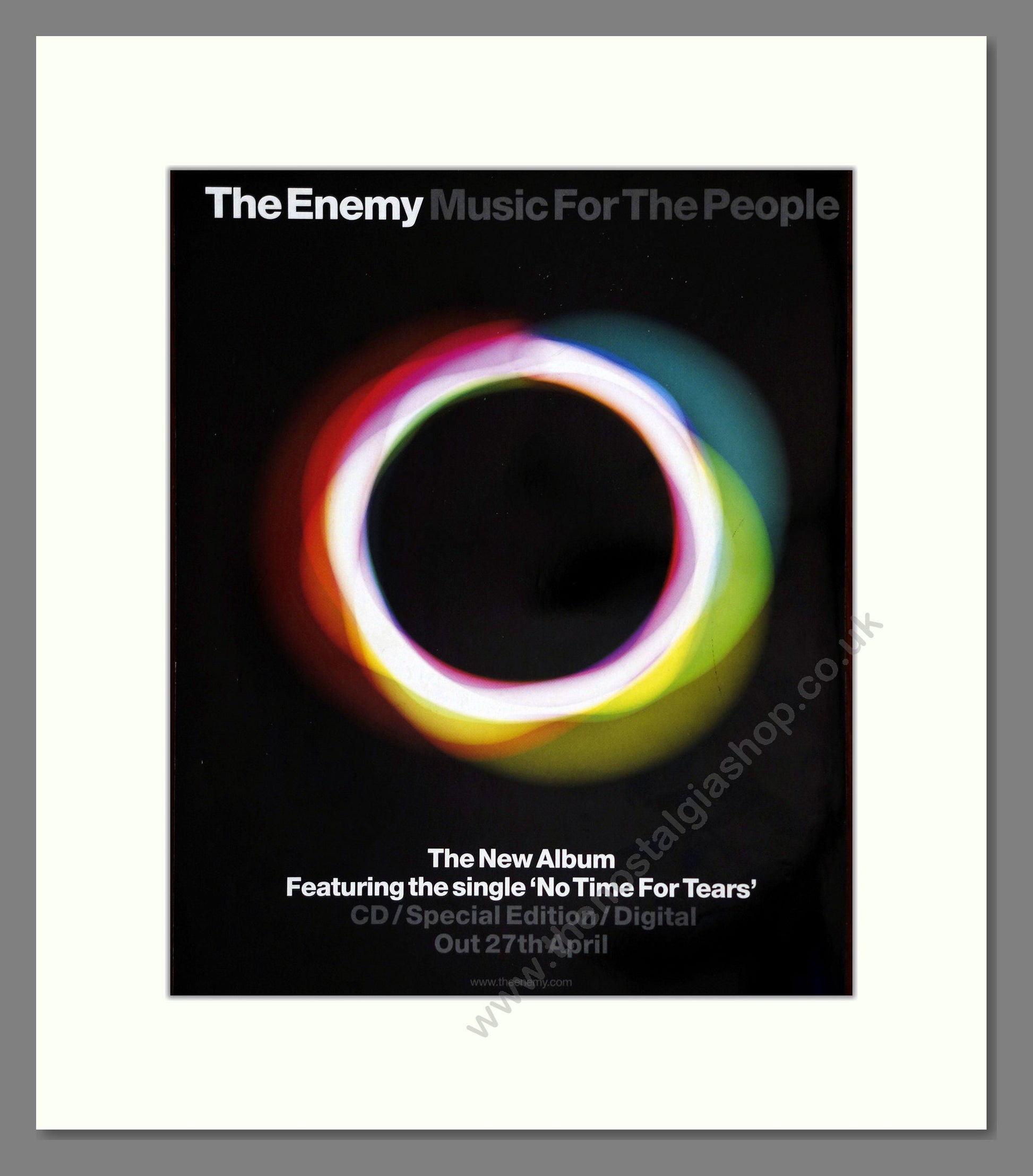 Enemy (The) - Music For The People. Vintage Advert 2009 (ref AD302060)