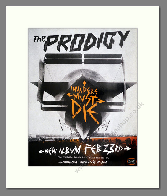 Prodigy (The) - Invaders Must Die. Vintage Advert 2009 (ref AD302069)