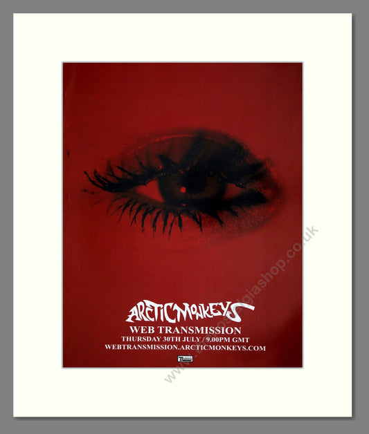 Arctic Monkeys - Web Transmission. Vintage Advert 2009 (ref AD302088)