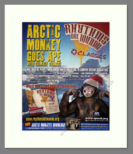 Various Artists - Rhythms Del Mundo. Vintage Advert 2009 (ref AD302095)