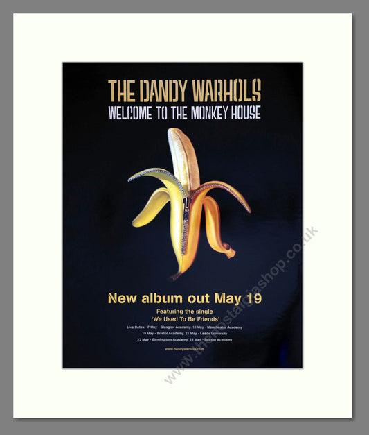 Dandy Warhols - Welcome To The Monkey House. Vintage Advert 2003 (ref AD302112)