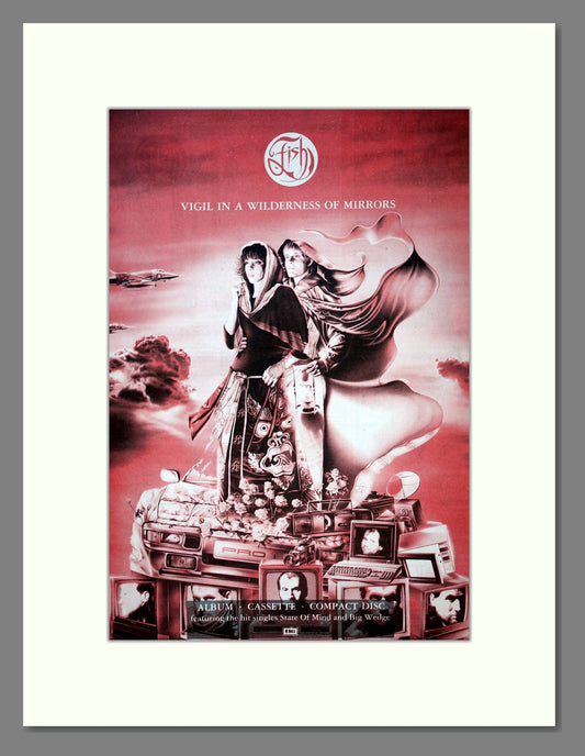 Fish - Vigil In A Wilderness Of Mirrors. Vintage Advert 1990 (ref AD18553)