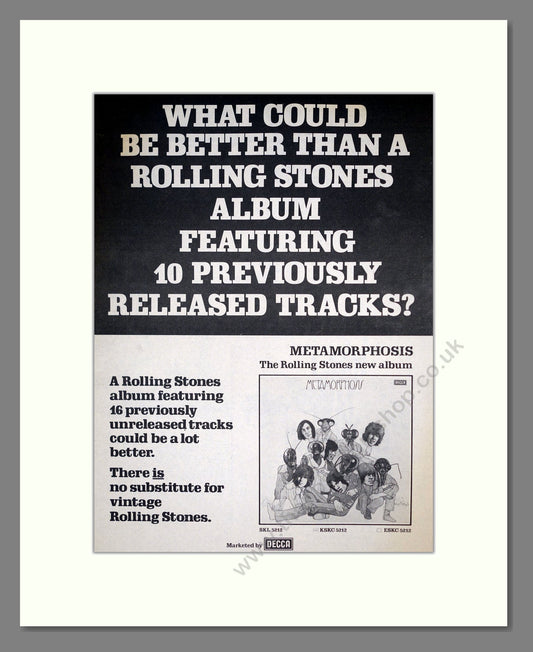 Rolling Stones (The) - Metamorphosis. Vintage Advert 1975 (ref AD18622)