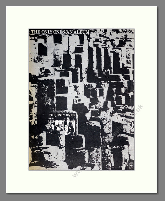 Only Ones (The) - An Album. Vintage Advert 1978 (ref AD18702)