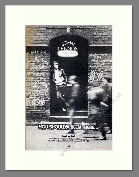 John Lennon - You Should Have Been There. Vintage Advert 1975 (ref AD18747)