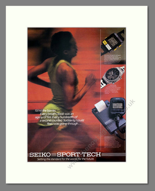 Seiko - Sport Tech. Vintage Advert 1984 (ref AD62199)