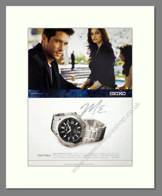 Seiko - Coutura. Vintage Advert 2008 (ref AD62214)