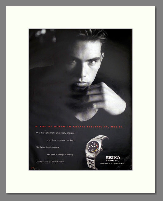 Seiko - Kinetic. Vintage Advert 2000 (ref AD62220)