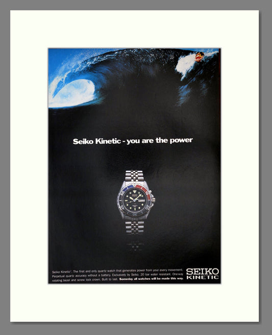 Seiko - Kinetic. Vintage Advert 1995 (ref AD62223)