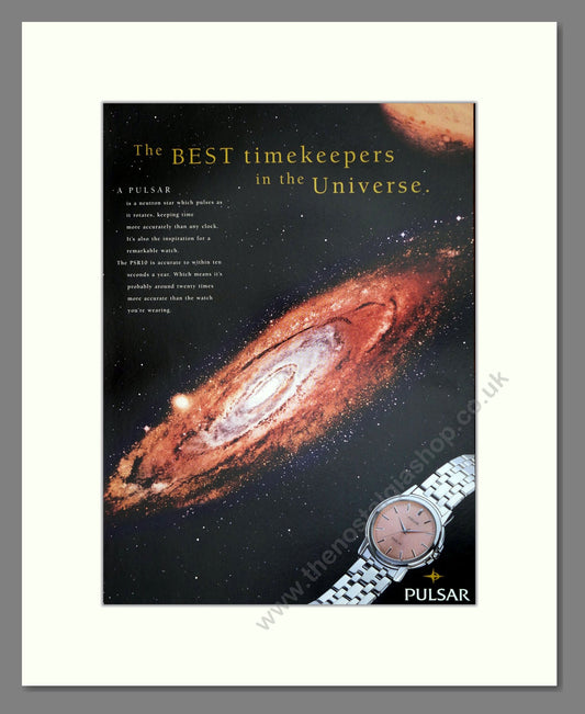 Pulsar - PSR10. Vintage Advert 1997 (ref AD62397)