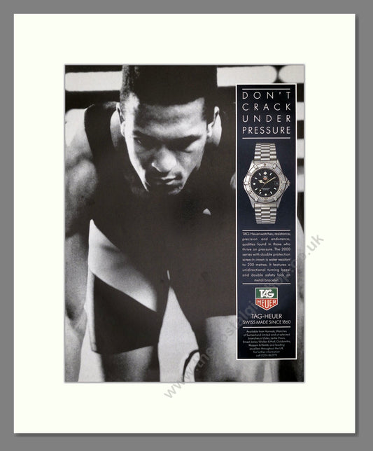 Tag Heuer - 2000 Series. Vintage Advert 1991 (ref AD62561)