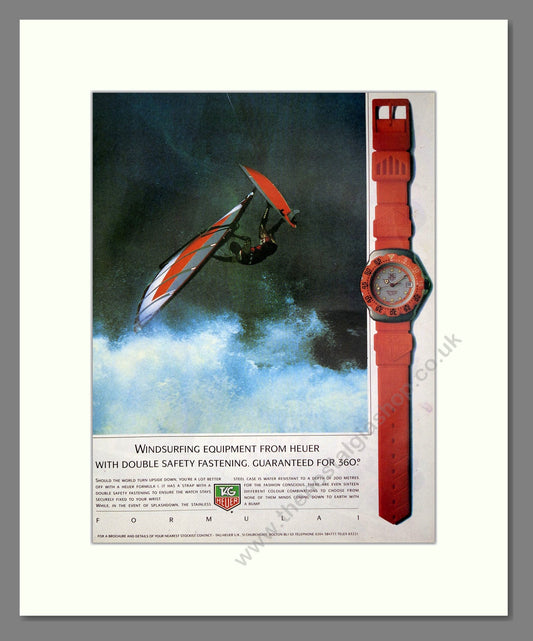 Tag Heuer - Formula 1. Vintage Advert 1989 (ref AD62563)