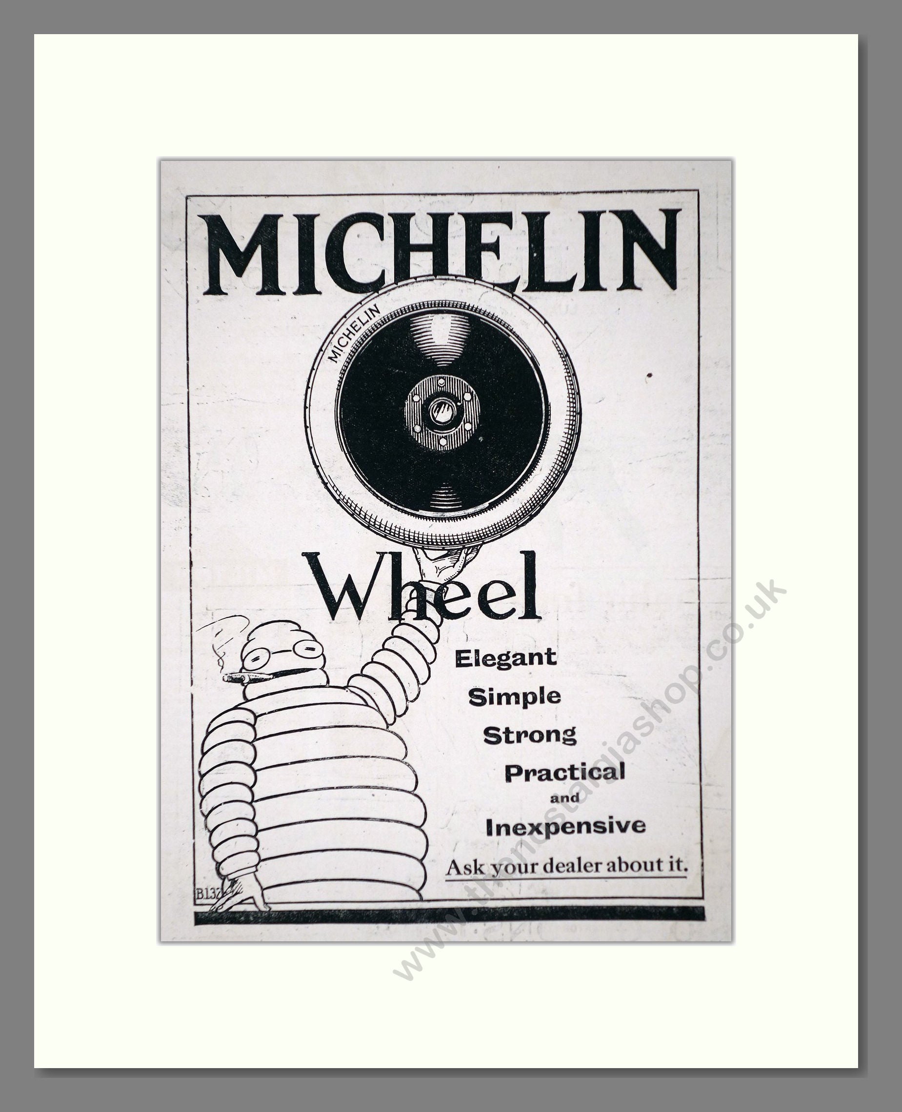 Michelin - Wheel. Vintage Advert 1920 (ref AD62593)