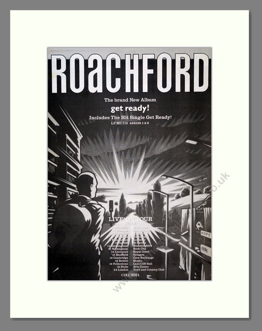 Roachford - Get Ready! / UK Tour. Vintage Advert 1991 (ref AD18808)