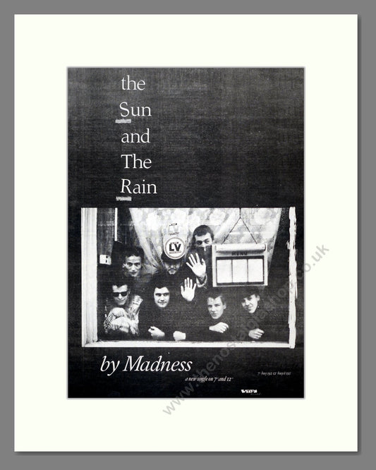 Madness - The Sun And The Rain. Vintage Advert 1983 (ref AD18862)
