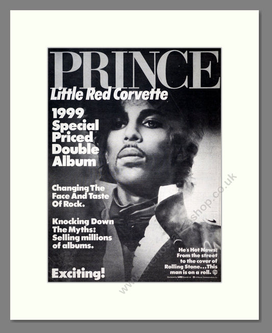 Prince - Little Red Corvette. Vintage Advert 1983 (ref AD18863)