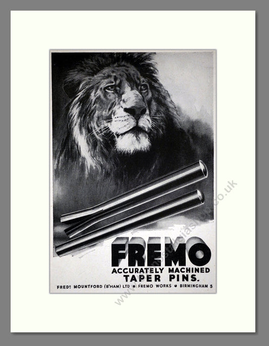 Fremo - Tapered Pins. Vintage Advert 1944 (ref AD62712)