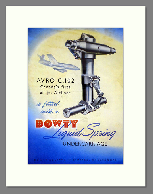 Dowty - Liquid Spring. Vintage Advert 1949 (ref AD62714)