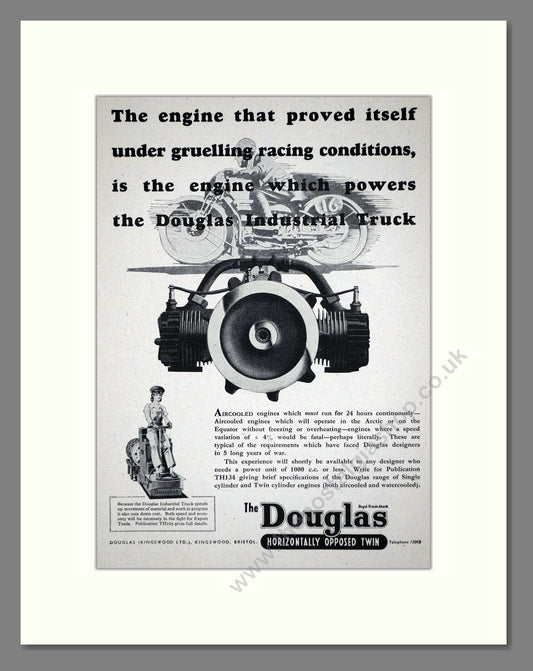 Douglas - Industrial Truck. Vintage Advert 1945 (ref AD62725)