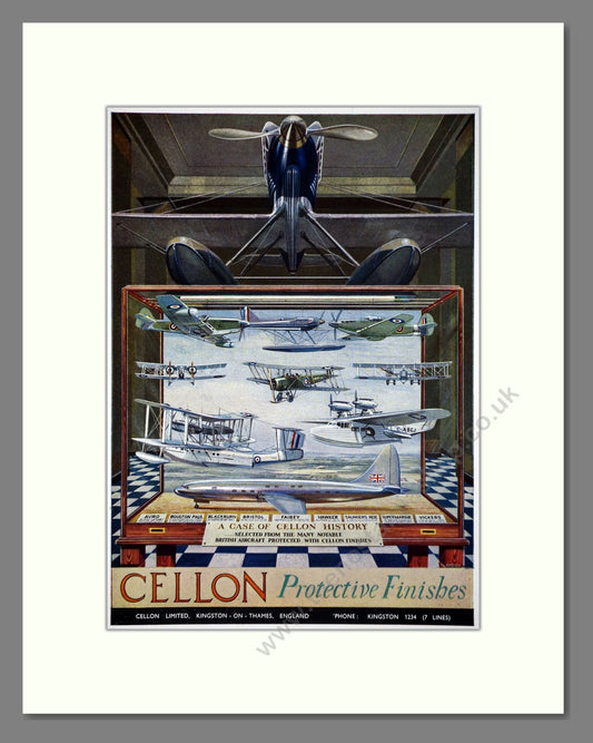 Cellon - Protective Finishes. Vintage Advert 1949 (ref AD62747)
