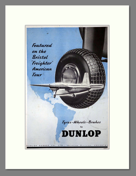 Dunlop - Tyres Wheels Brakes. Vintage Advert 1946 (ref AD62748)
