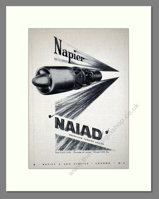 Napier - Naiad. Vintage Advert 1947 (ref AD62760)