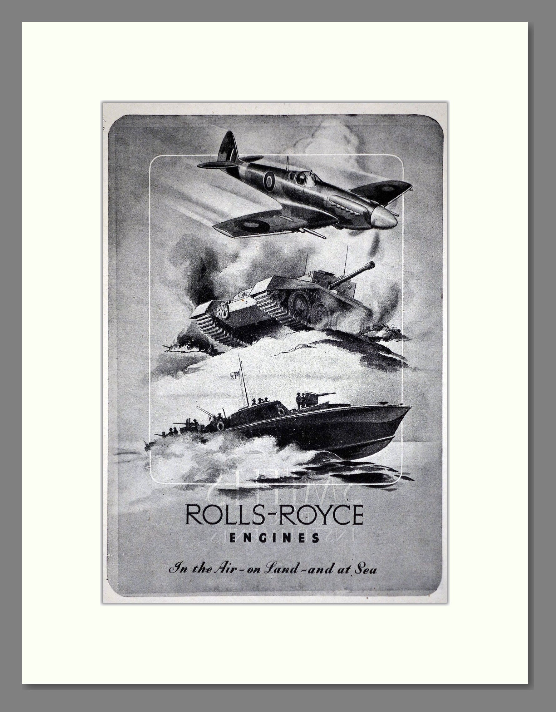 Rolls-Royce - Engines. Vintage Advert 1944 (ref AD62778)