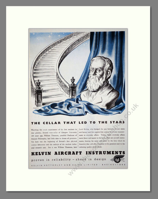 Kelvin - Aircraft Instruments. Vintage Advert 1949 (ref AD62789)