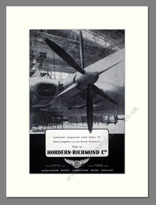 Hordern Richmond - Laminated Wood Blades. Vintage Advert 1949 (ref AD62805)