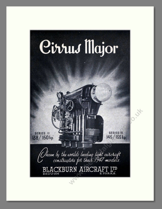 Cirrus - Major. Vintage Advert 1947 (ref AD62810)