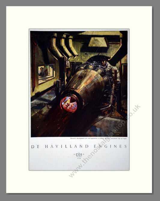 De Havilland - Engines. Vintage Advert 1948 (ref AD62816)