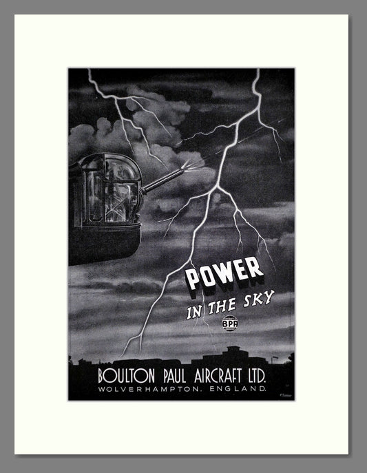 Boulton Paul - Power In The Sky. Vintage Advert 1945 (ref AD62831)