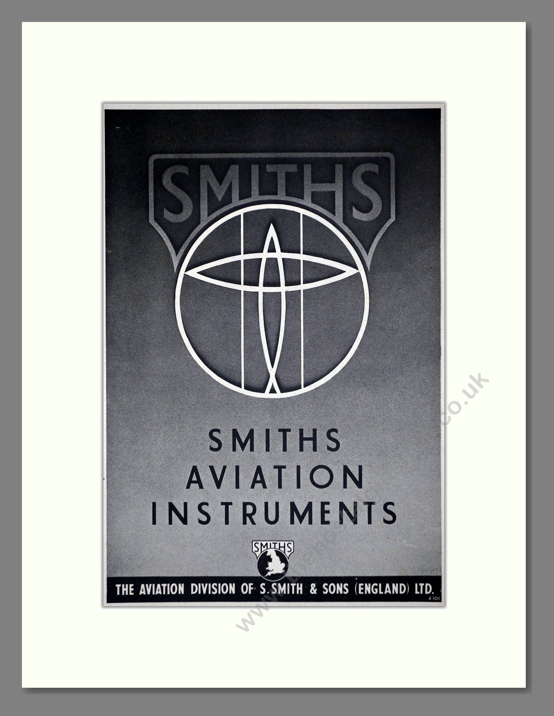 Smiths - Aviation Instruments. Vintage Advert 1946 (ref AD62836)