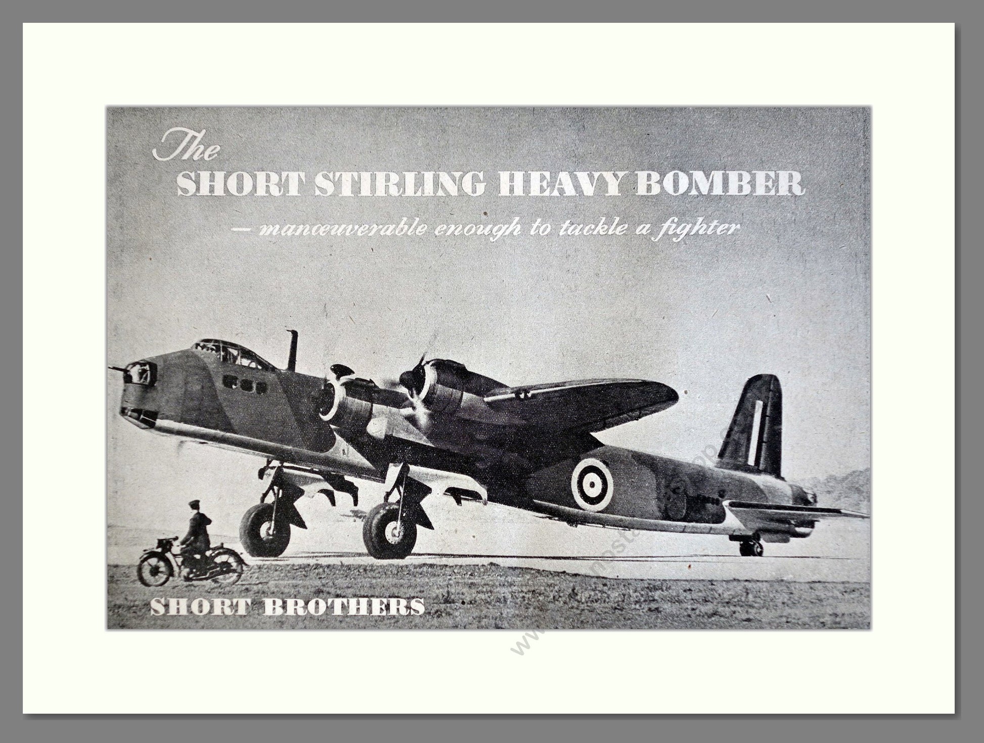 Short Bros Ltd - Stirling. Vintage Advert 1942 (ref AD62864)