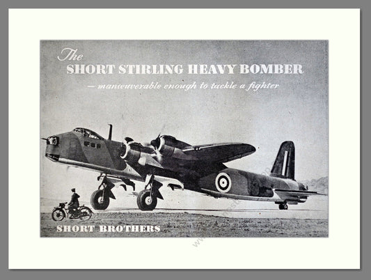 Short Bros Ltd - Stirling. Vintage Advert 1942 (ref AD62864)
