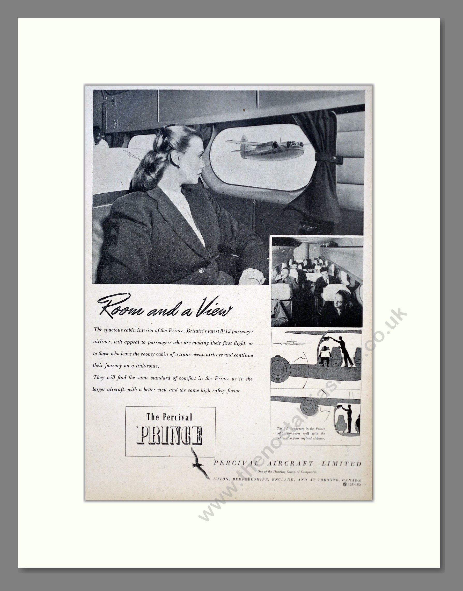 Percival - Prince. Vintage Advert 1949 (ref AD62876)