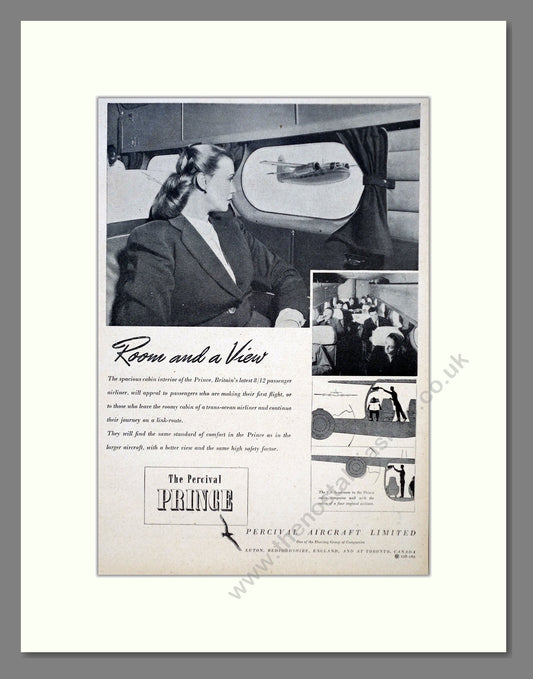 Percival - Prince. Vintage Advert 1949 (ref AD62876)